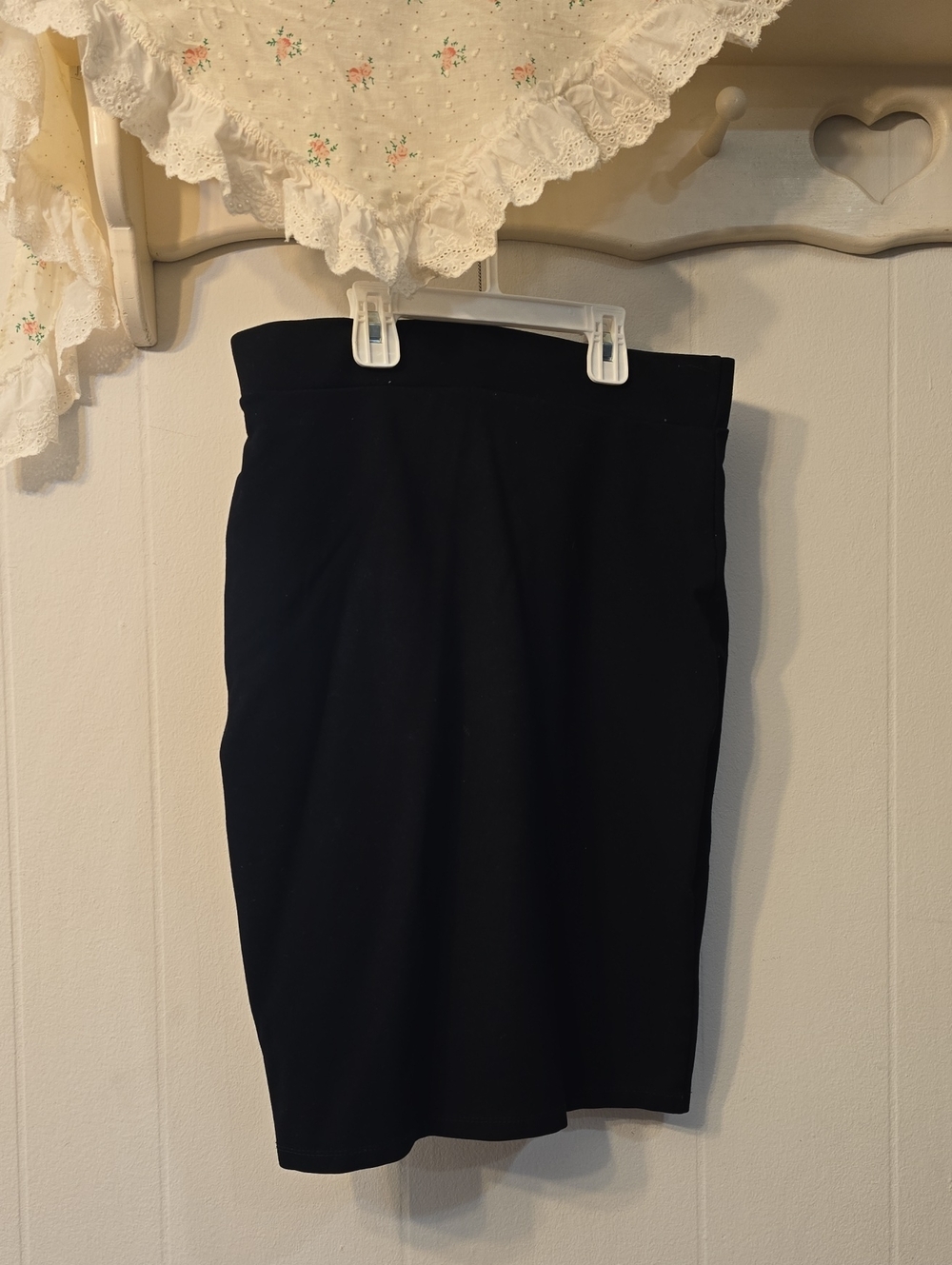 Classic Black Pencil Skirt - Women